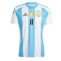 Argentiina Angel Di Maria #11 Kotipaita Copa America 2024 Lyhythihainen
